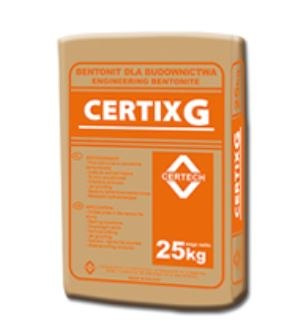 Certix G (płuczka do odwiertów pionowych) - 25 kg.