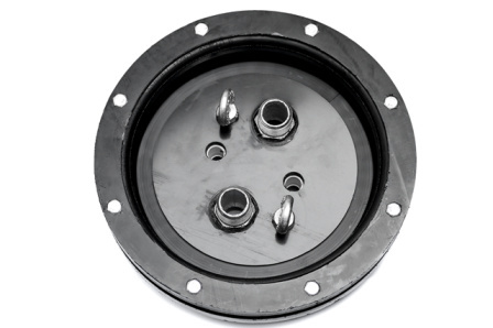 Głowica do studni na rury fi 225 na 2 pompy, przyłącz 2 x 5/4" Głowica do studni na rury fi 225 na 2 pompy, przyłącz 2 x 5/4"