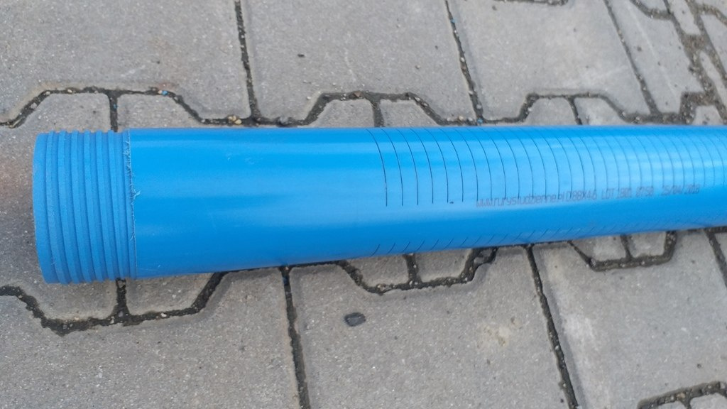 Rura filtrowa piezometru 75x4,0 długość 1.5 m Rura filtrowa piezometru 75x4,0 długość 1.5 m