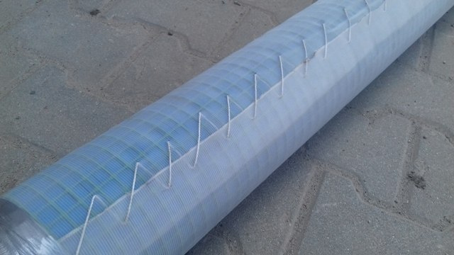 Rura studzienna filtrowa z siatką studniarską fi 115x5,0, długość 1,5 m
