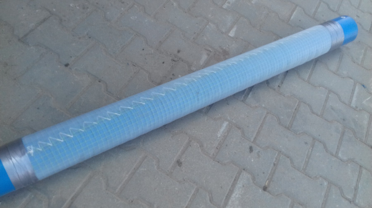 Rura filtrowa piezometru z siatką studniarską fi 75x4, długość 1,5 m Rura filtrowa piezometru z siatką studniarską fi 75x4, długość 1,5 m