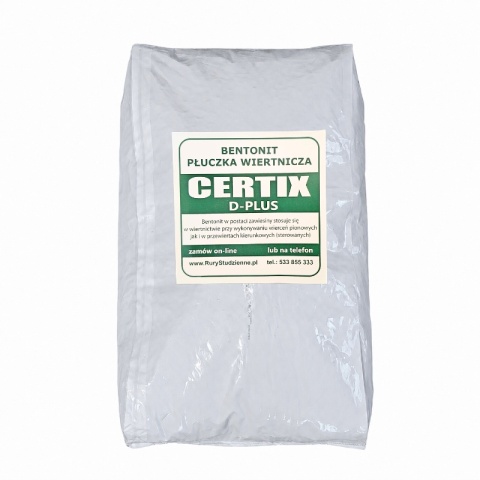 CERTECH Certix D PLUS bentonit do przewiertów sterowanych