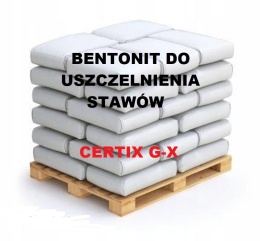 Certix GX (bentonit do uszczelnienia stawów i wałów) - 500 kg.