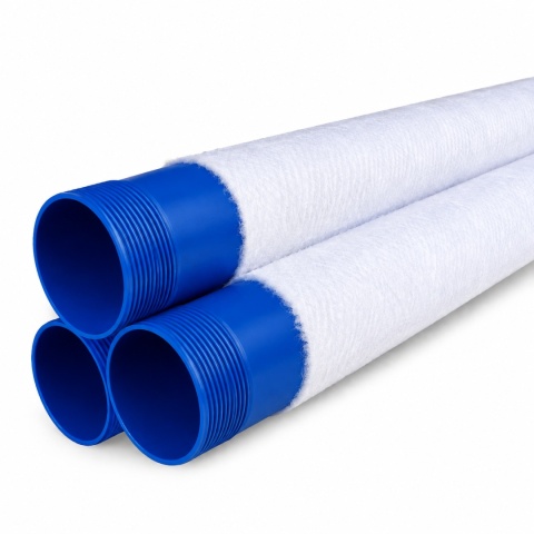 Rura piezometryczna PVC fi 75x4,0 mm filtrowa z siatką