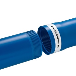 Rura studzienna fi 115x5,0 pełna z gwintem, długość 1m