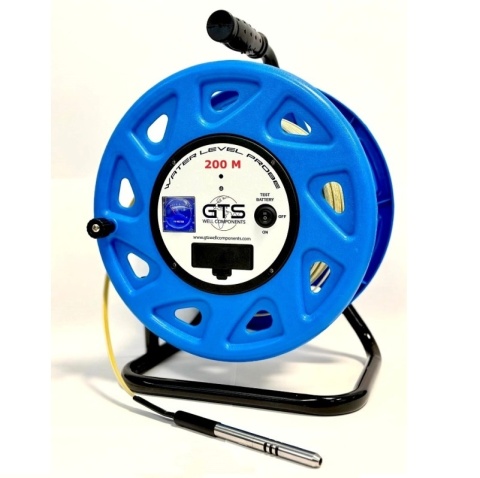 Świstawka elektroniczna 200 m, Sonda optyczno-akustyczna, wskaźnik poziomu wody w piezometrach, studniach i zbiornikach wodnych